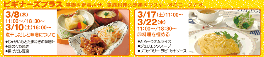 ビギナーズプラス カリキュラム