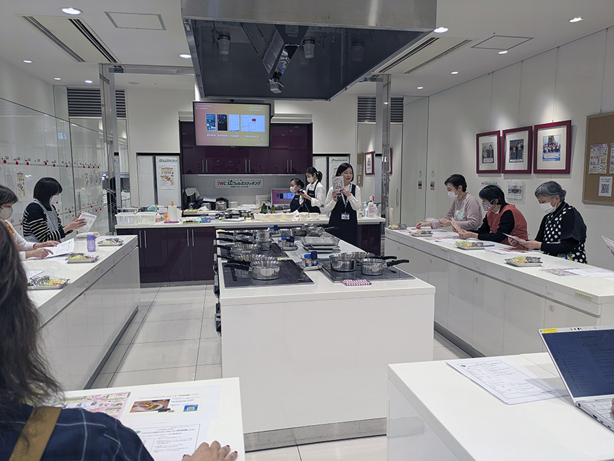 IHクッキングヒーター体験料理教室2