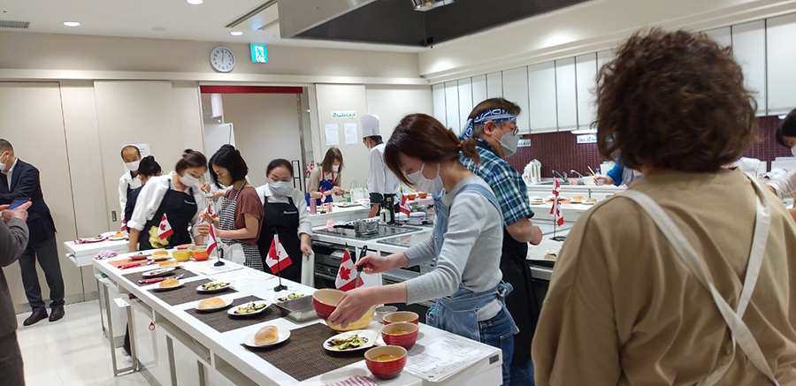 カナダの高級食材で作る初夏のフレンチ教室2